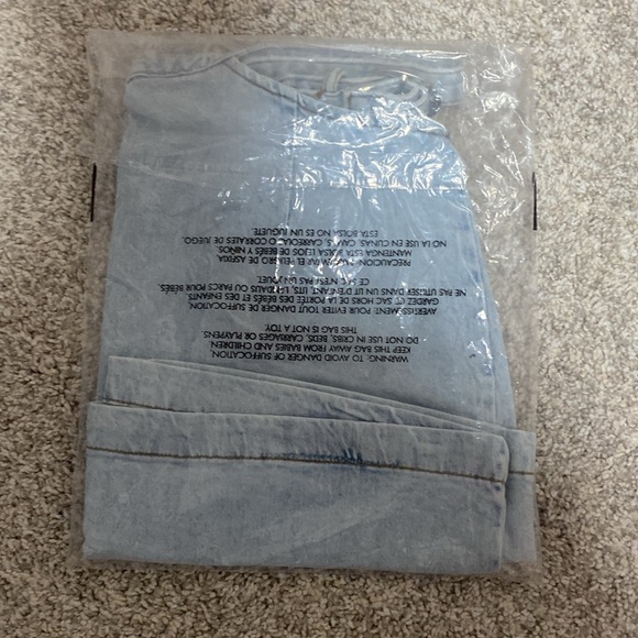 NWT WeWoreWhat Denim Cut Out Mini Skirt - Picture 8 of 12